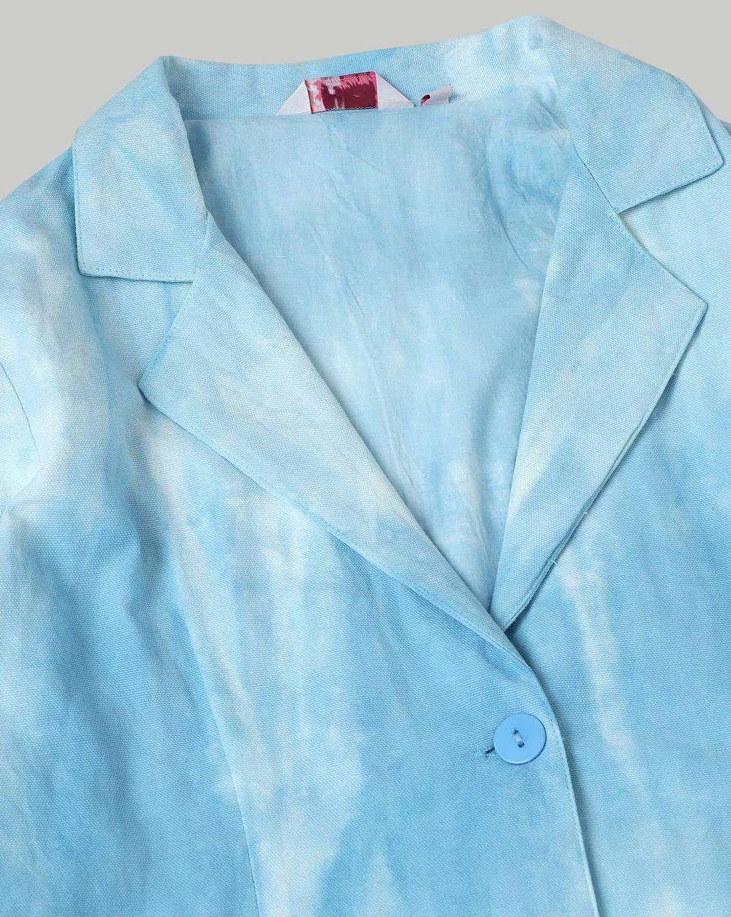 Tie & Dye Single Breasted Blazer
