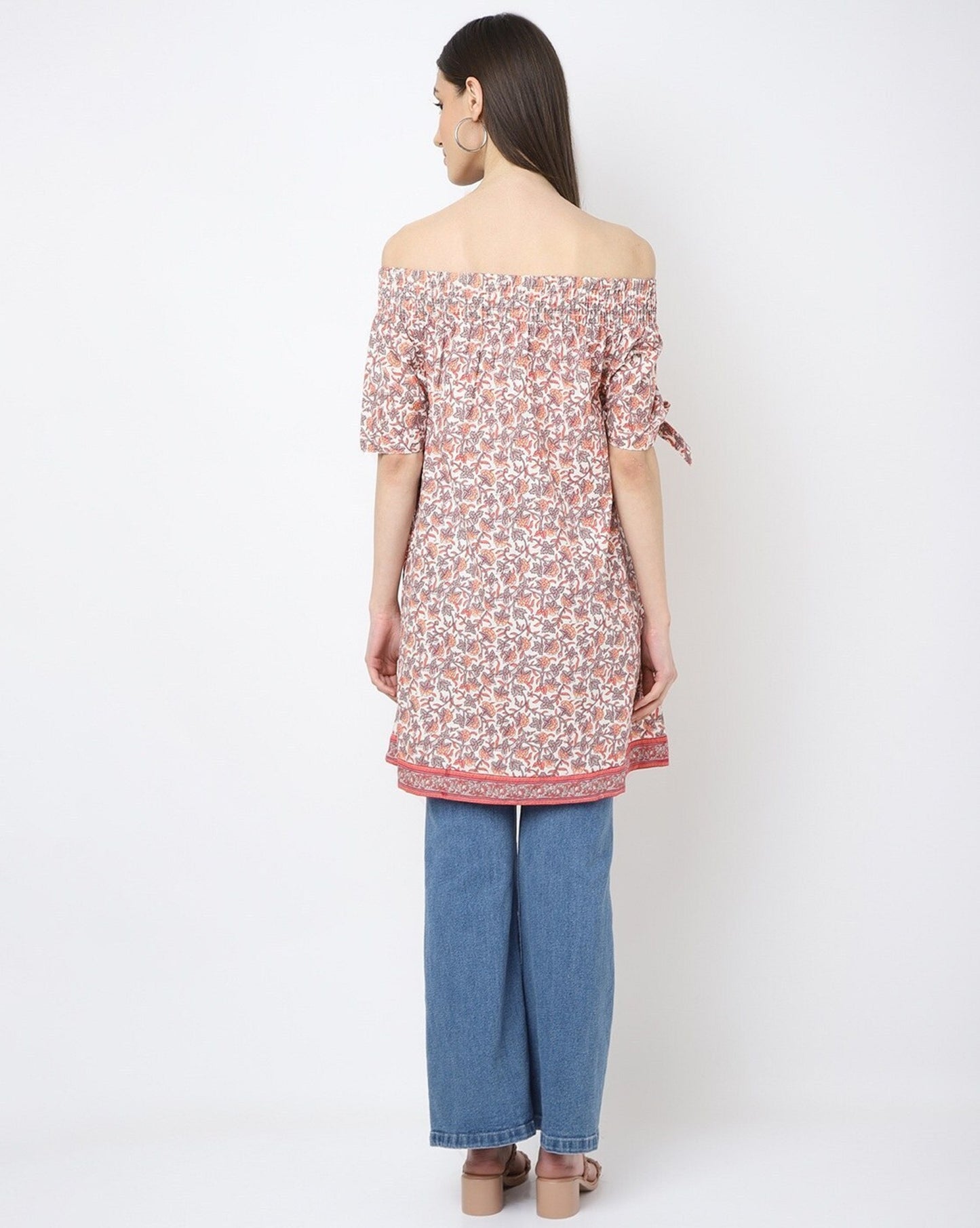 Floral Print A-Line Tunic