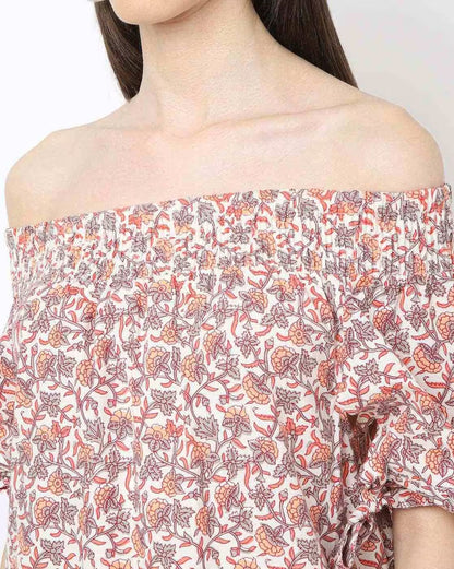 Floral Print A-Line Tunic