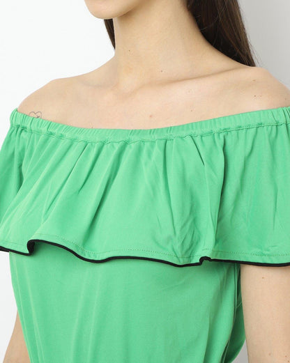 Off-Shoulder Crop Top