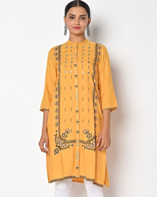 Printed Straight Kurta