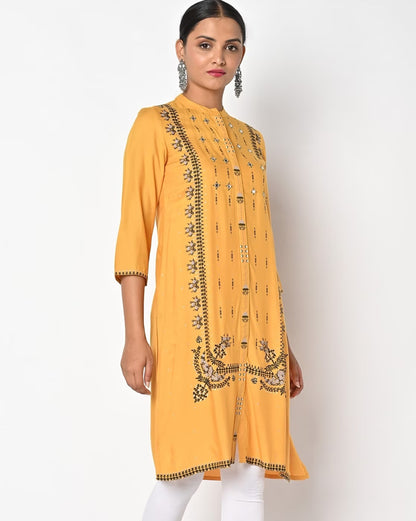 Printed Straight Kurta