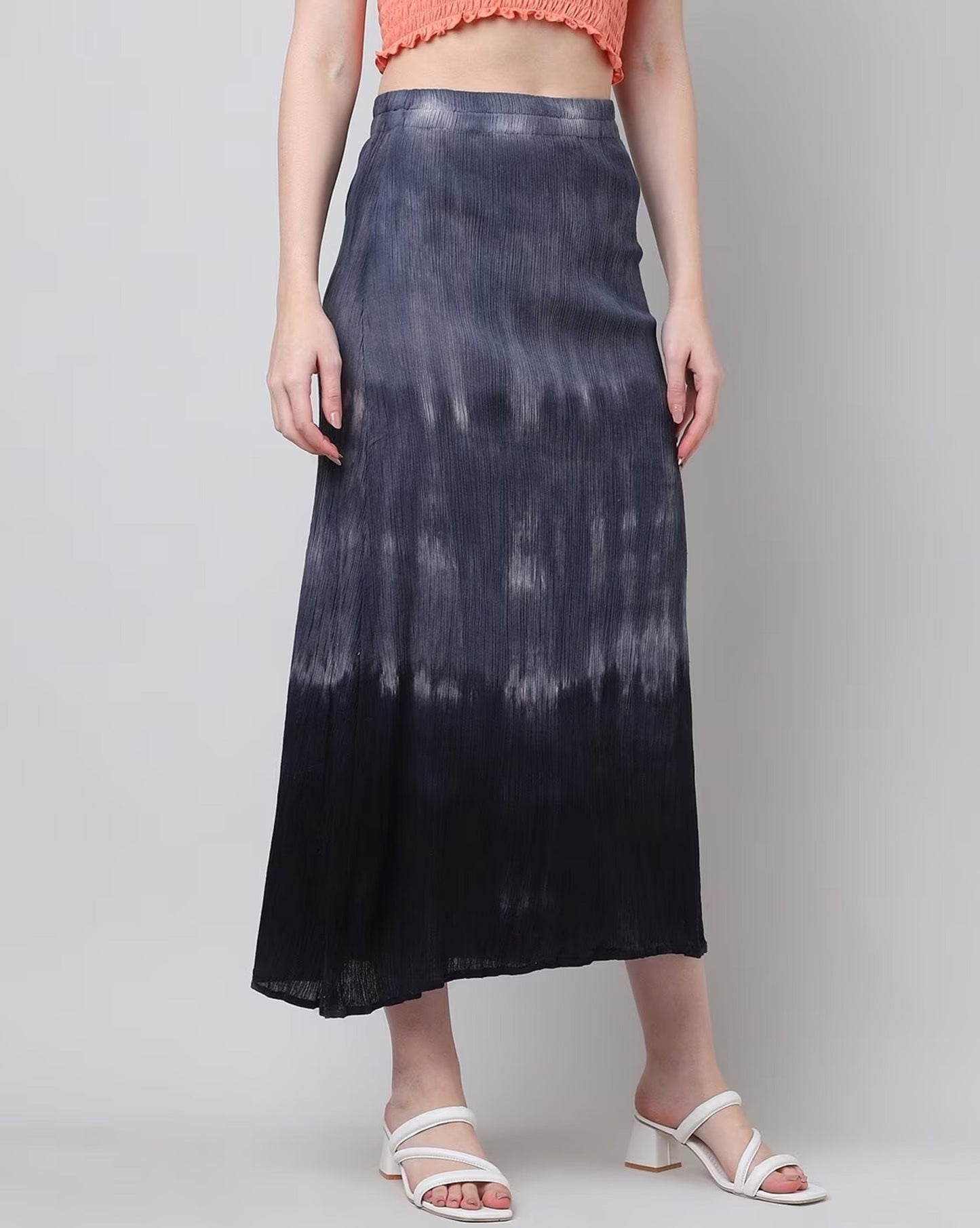 Tie & Dye Straight Skirt