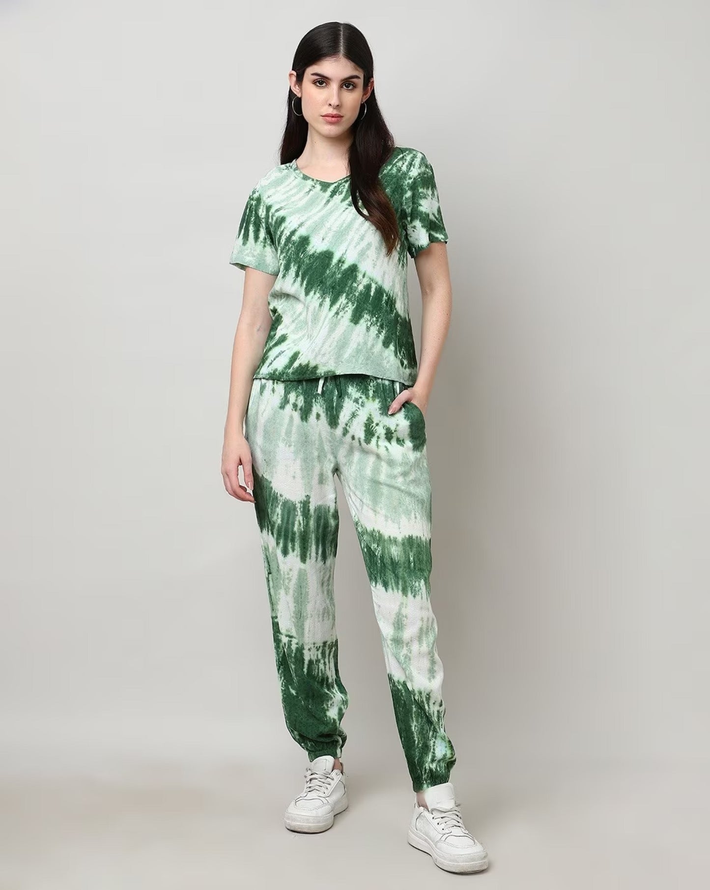 Tie & Dye Top with Joggers Co-ord Sets