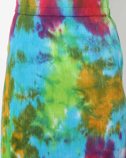 Tie & Dye A-Line Skirt