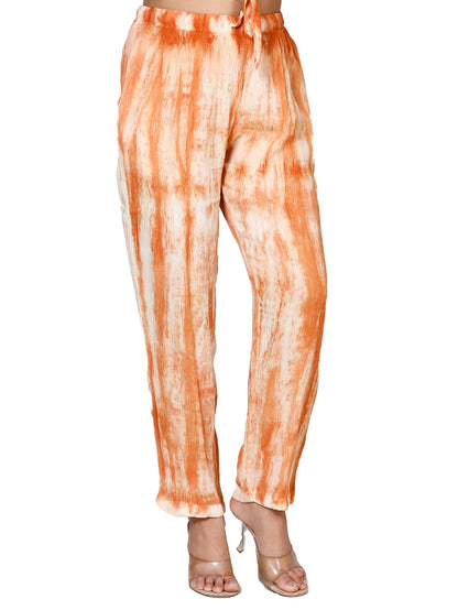 Sakura Peach Tie-Dye Button-Down Co-ords Two-Piece Set