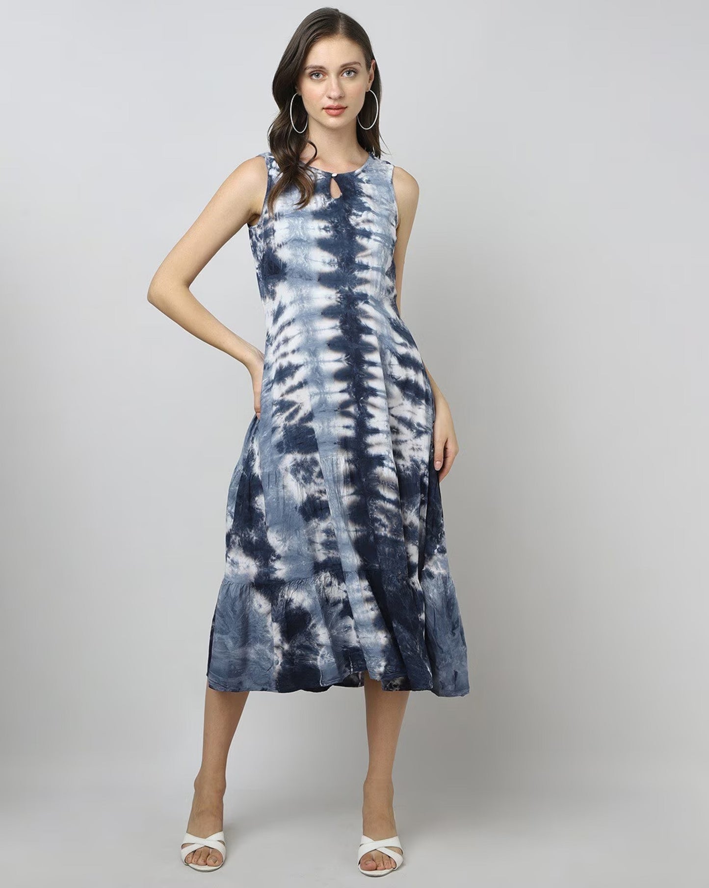 Tie & Dye A-Line Dress