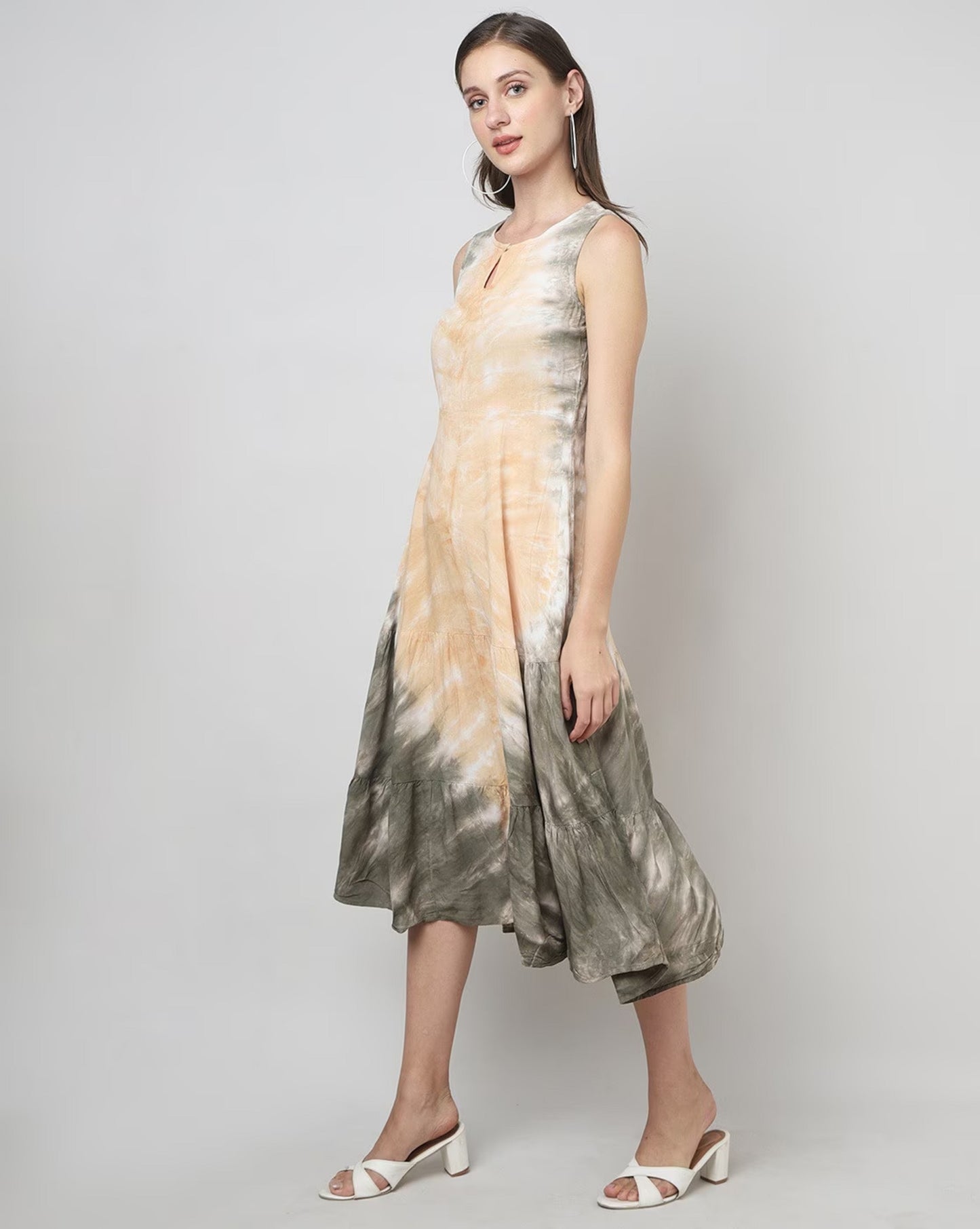 Tie & Dye A-Line Dress