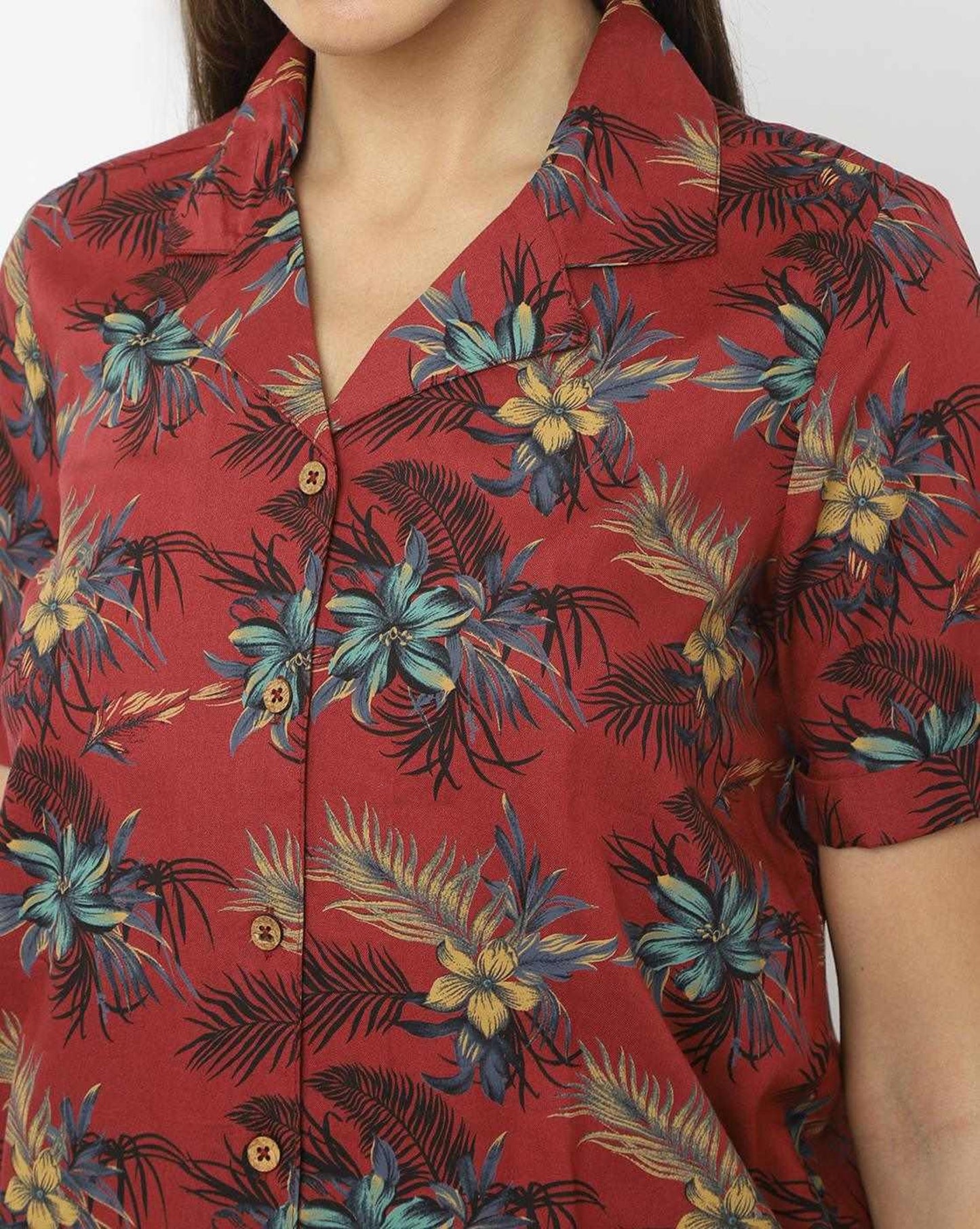 Tropical Print Shirt