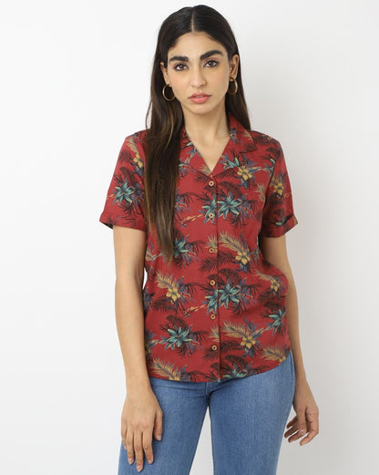 Tropical Print Shirt