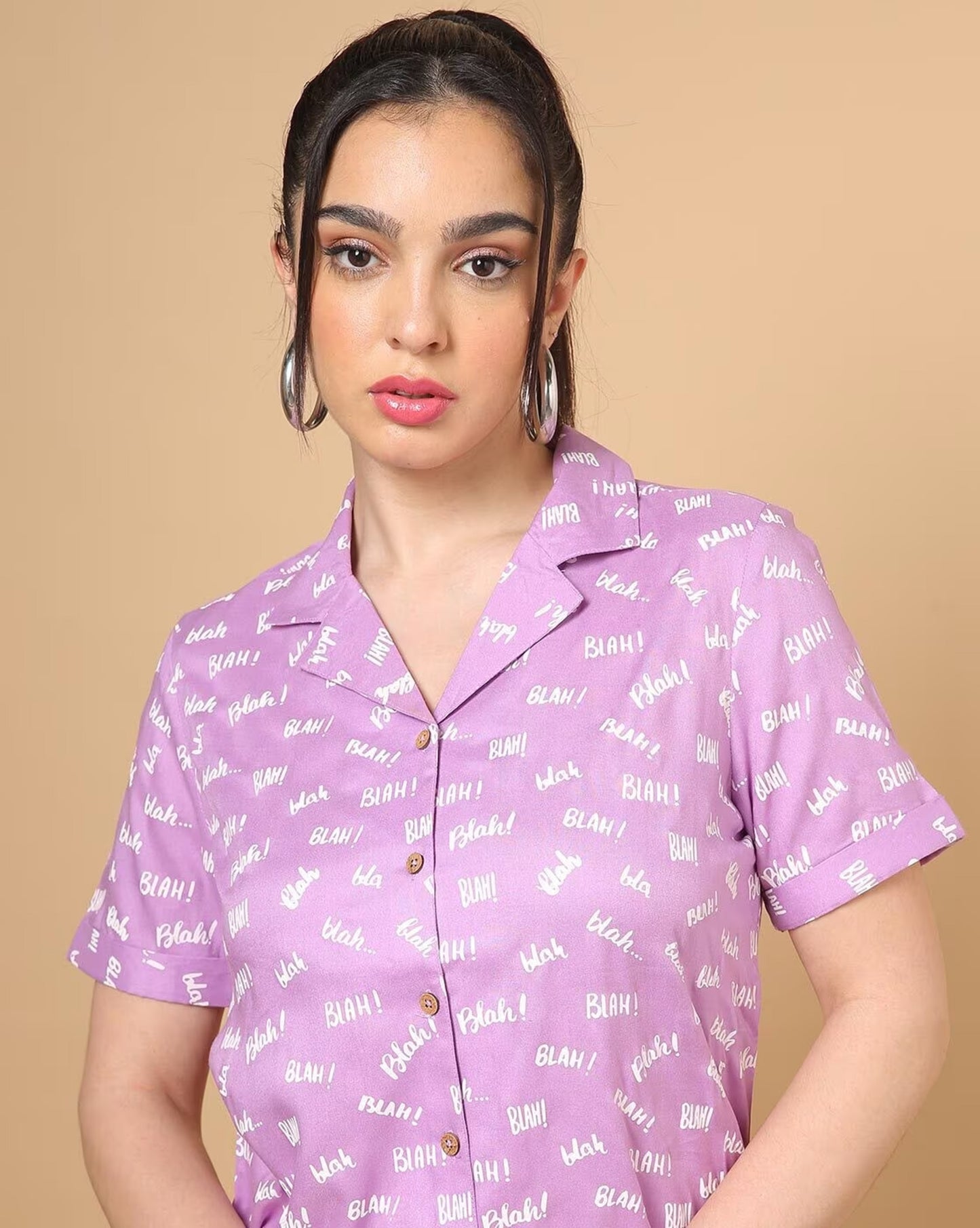 Typographic Print Shirt