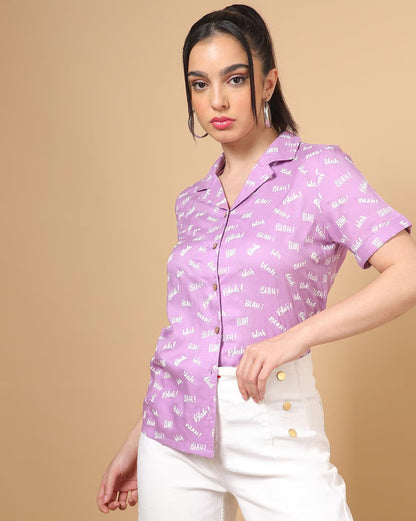 Typographic Print Shirt
