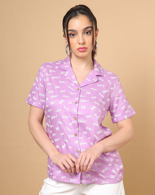 Typographic Print Shirt