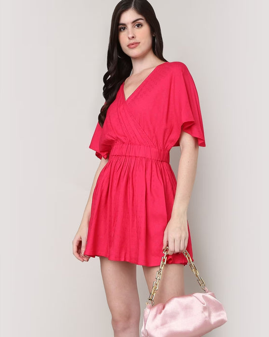 Women Wrap Playsuit