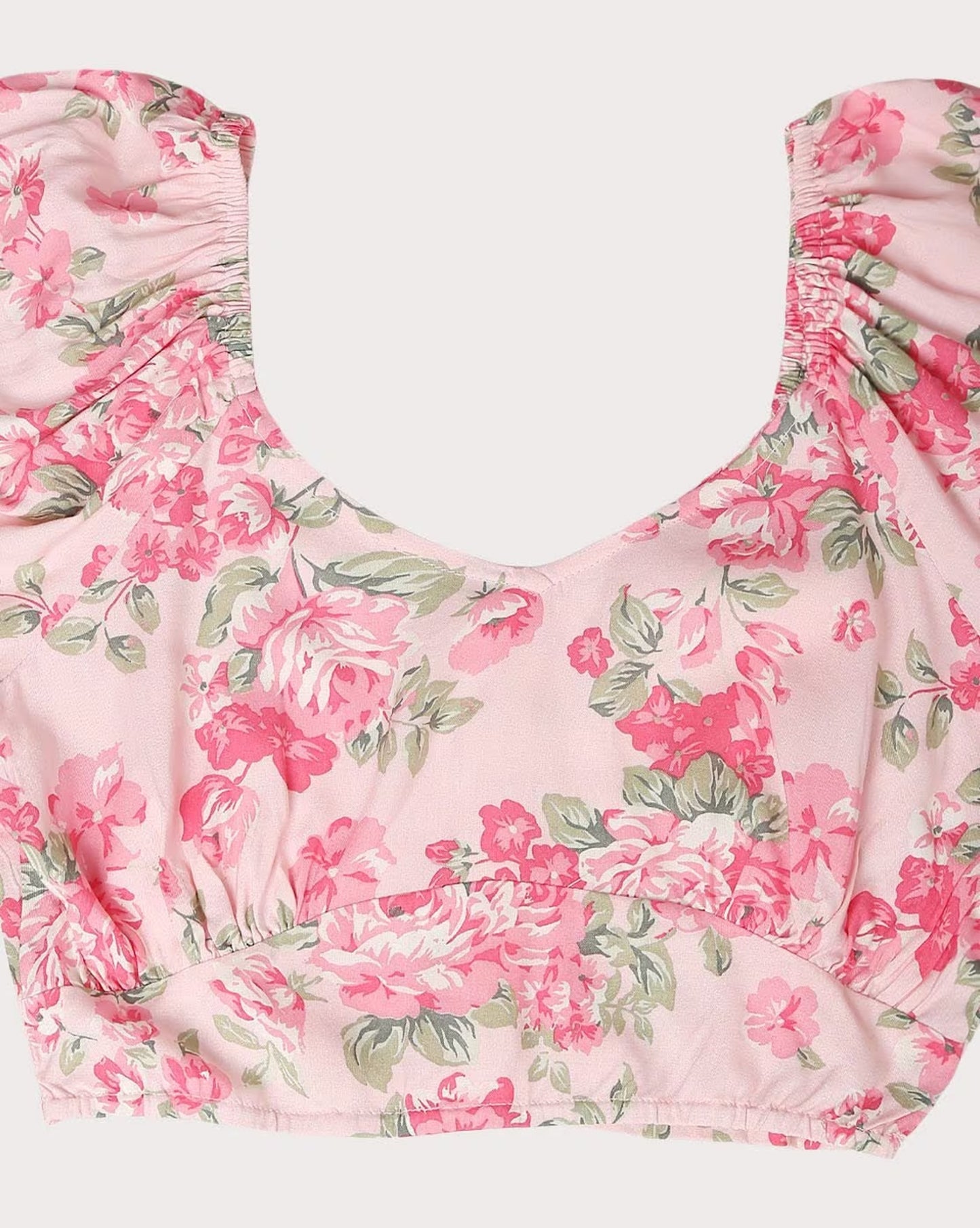 Women Floral Printed Crop Top
