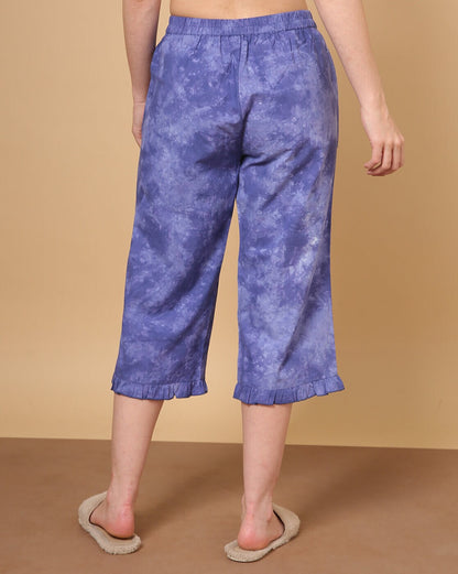 Tie & Dye Cotton Capris