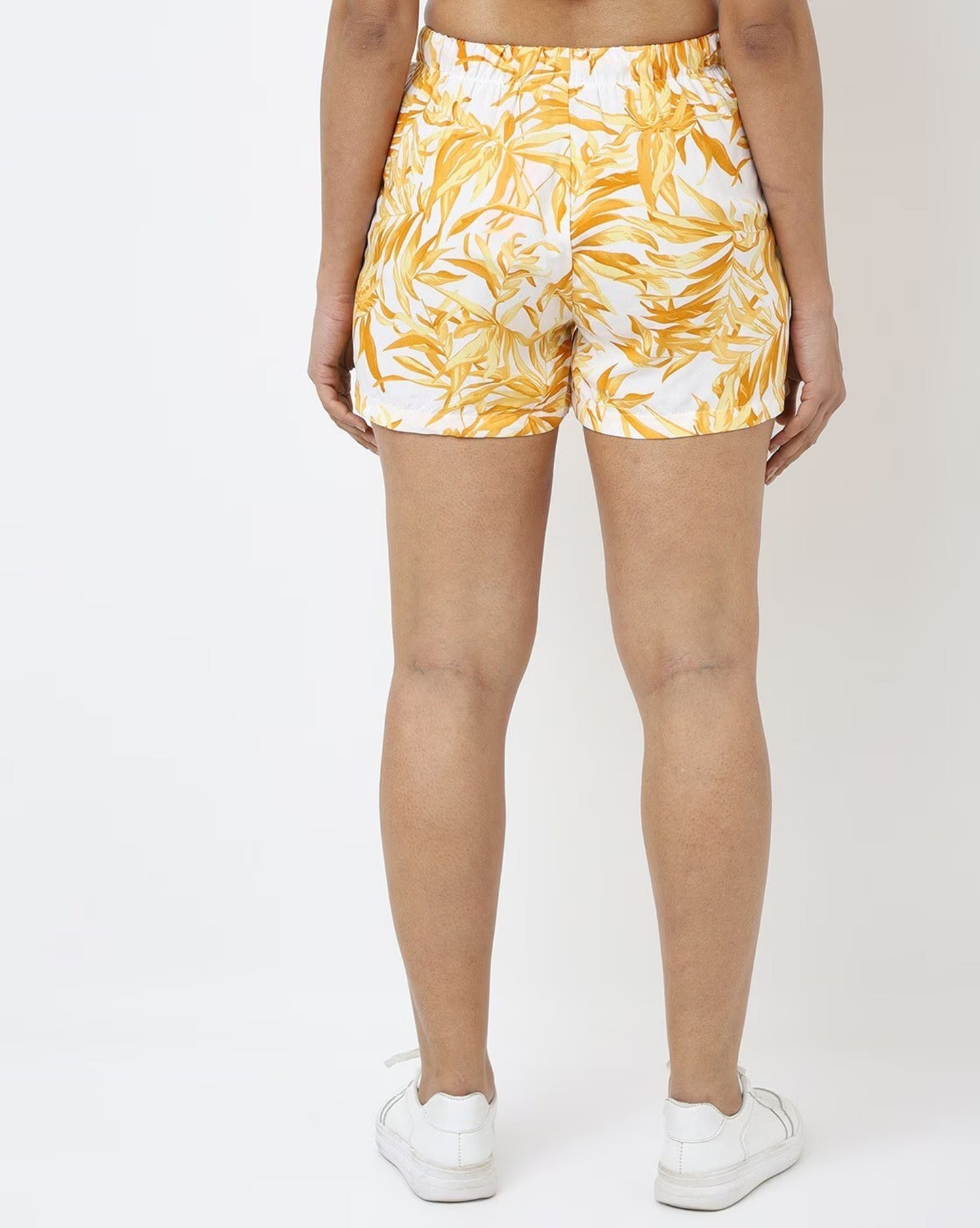 Printed Shorts with Drawstring Waist